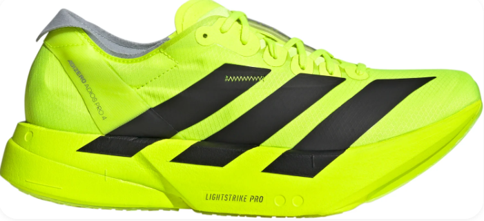 adidas Adizero Adios Pro 4 Men's Running Shoes – Yellow & Black
