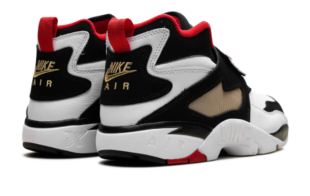 Nike Air Diamond Turf 49ers Sneakers | Black, White & Red
