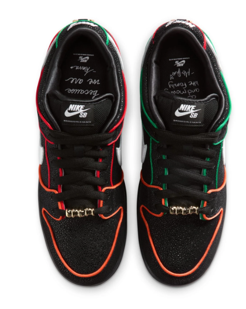 Nike SB Dunk Low Pro QS – Black with Multicolor Accents