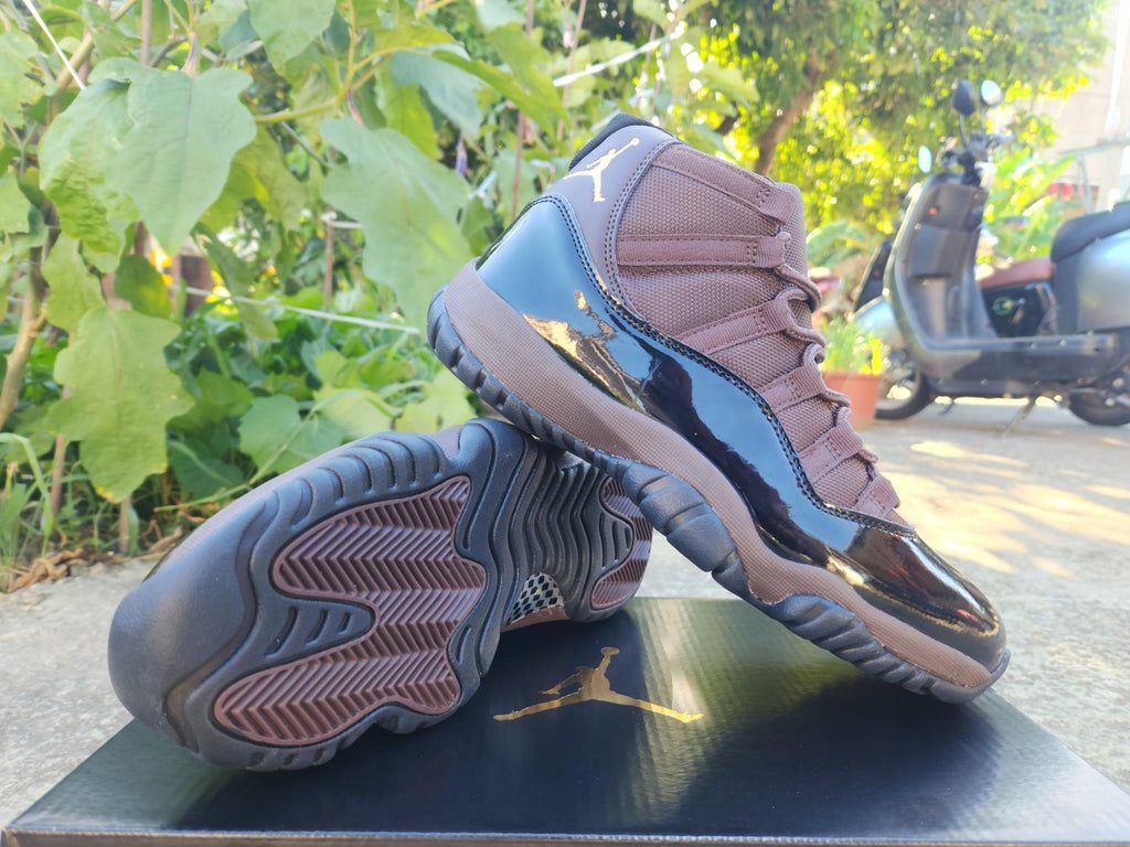 Air Jordan 11 Black & Blue High-Top Sneakers
