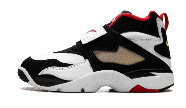 Nike Air Diamond Turf 49ers Sneakers | Black, White & Red