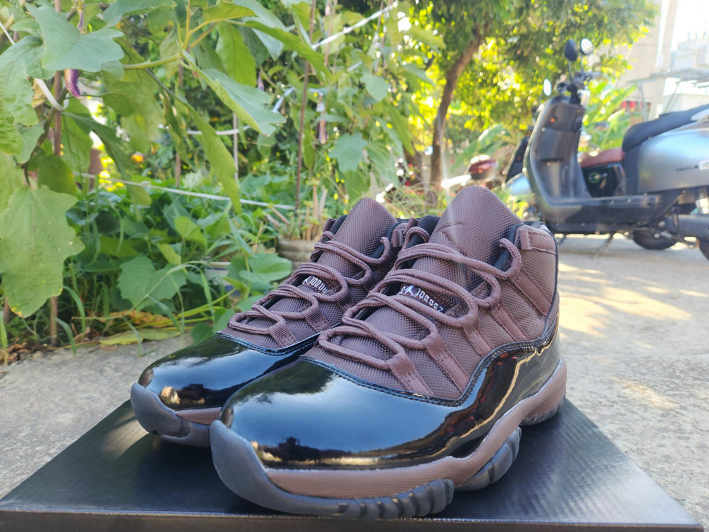 Air Jordan 11 Black & Blue High-Top Sneakers