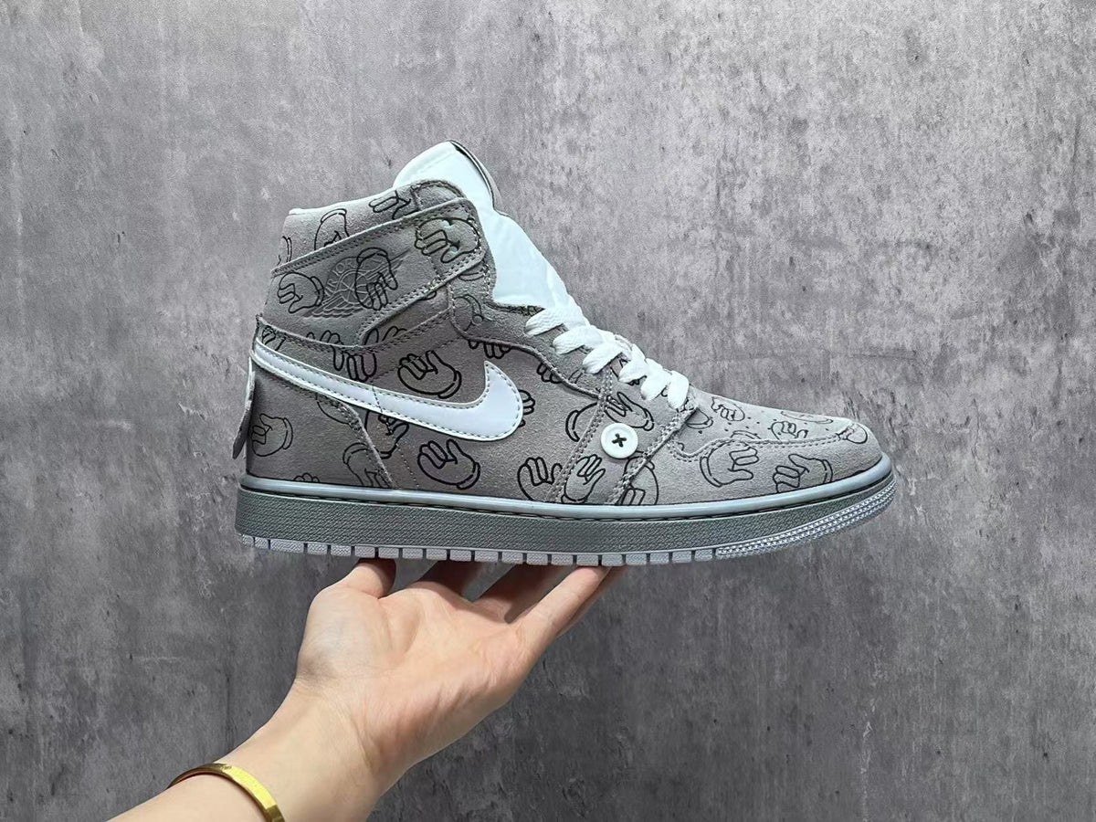 Air Jordan 1 Retro Angel – Grey High-Top Sneakers