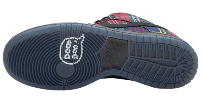 Nike x Nardwuar SB Dunk Low “Tartan” Low-Top Sneakers