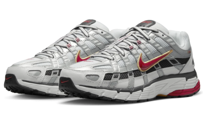 Nike P-6000 CNPT Women's Sneakers – Metallic Silver Red
