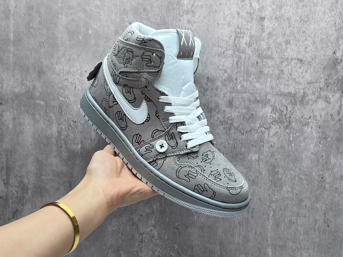 Air Jordan 1 Retro Angel – Grey High-Top Sneakers