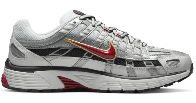 Nike P-6000 CNPT Women's Sneakers – Metallic Silver Red
