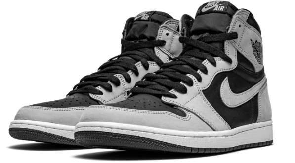 Air Jordan 1 High OG Shadow 2.0 – Black & Grey Sneakers