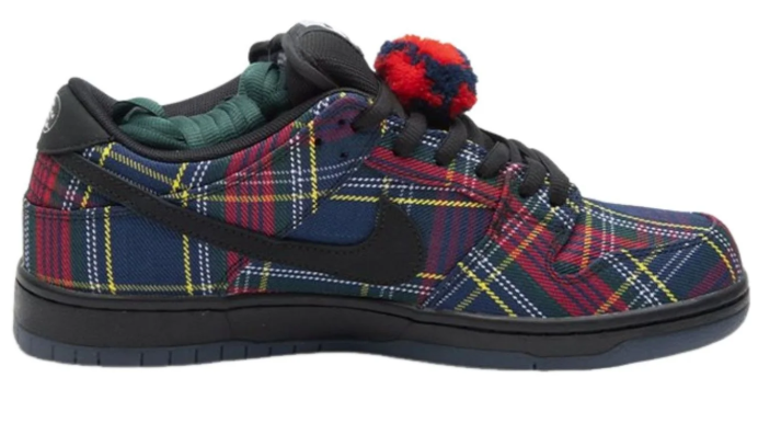 Nike x Nardwuar SB Dunk Low “Tartan” Low-Top Sneakers
