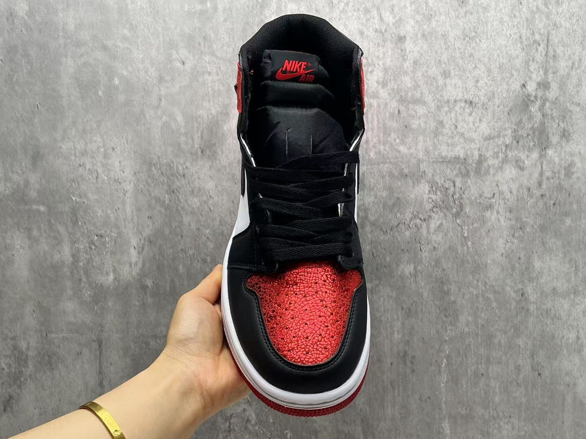 Air Jordan 1 Retro High OG Ruby - Red, Black & White Sneakers