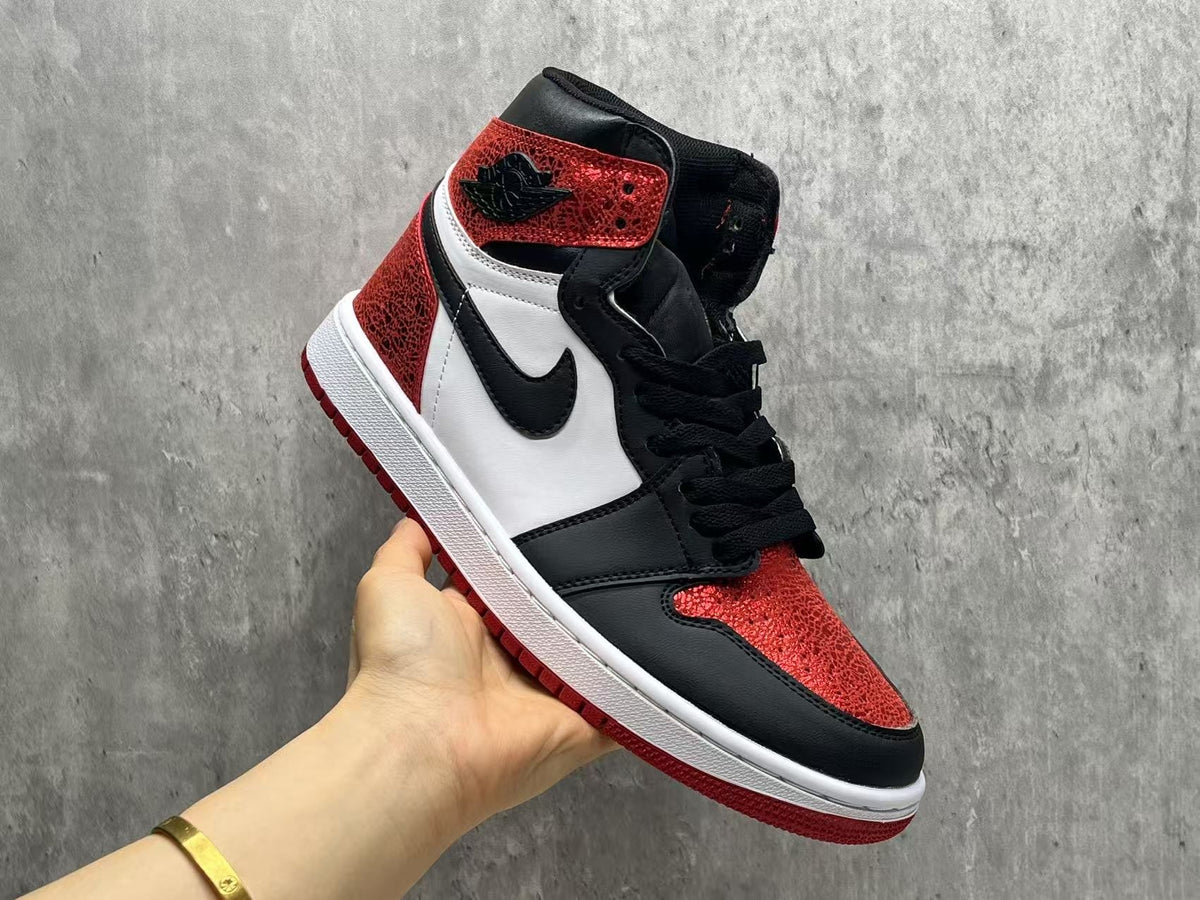 Air Jordan 1 Retro High OG Ruby - Red, Black & White Sneakers