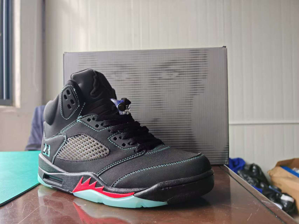 Air Jordan 5 “Halloween” Sneakers – Black & Red