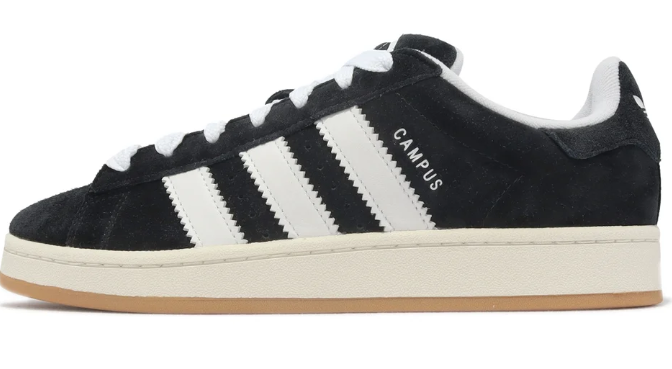 adidas Campus 00s Sneakers – Black / White / Gum